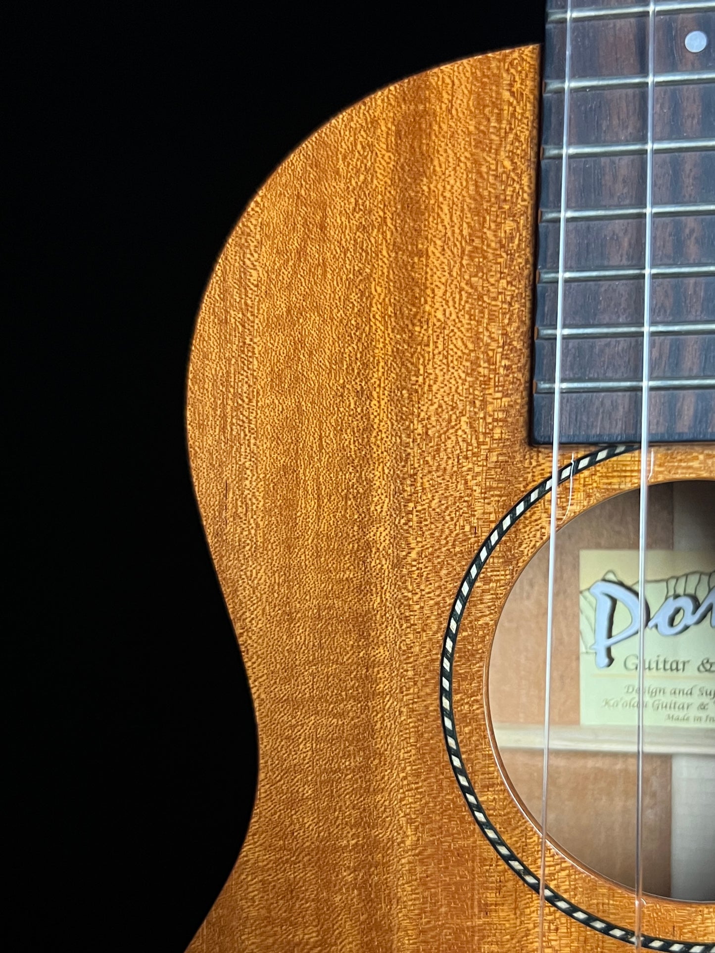 SOLD - Pono Mahogany Tenor Deluxe MTDX 1660 Ukulele - Used