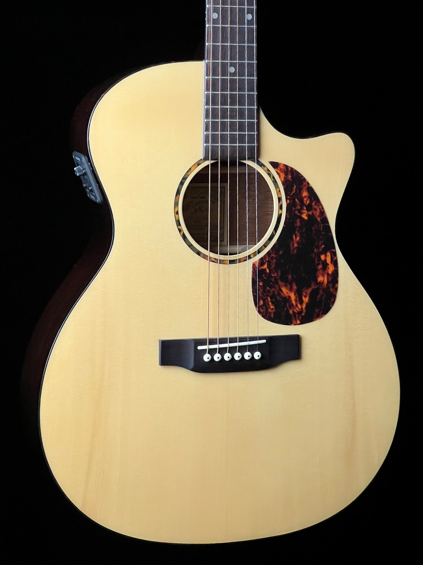 Recording King RGA-G6-CFE5 G6 Grand Auditorium Cutaway with Fishman EQ Solid Spruce / Mahogany Acoustic Guitar - New