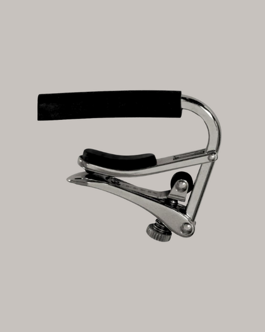 Shubb Standard Polished Nickel Standard Capo for Steel String Guitars