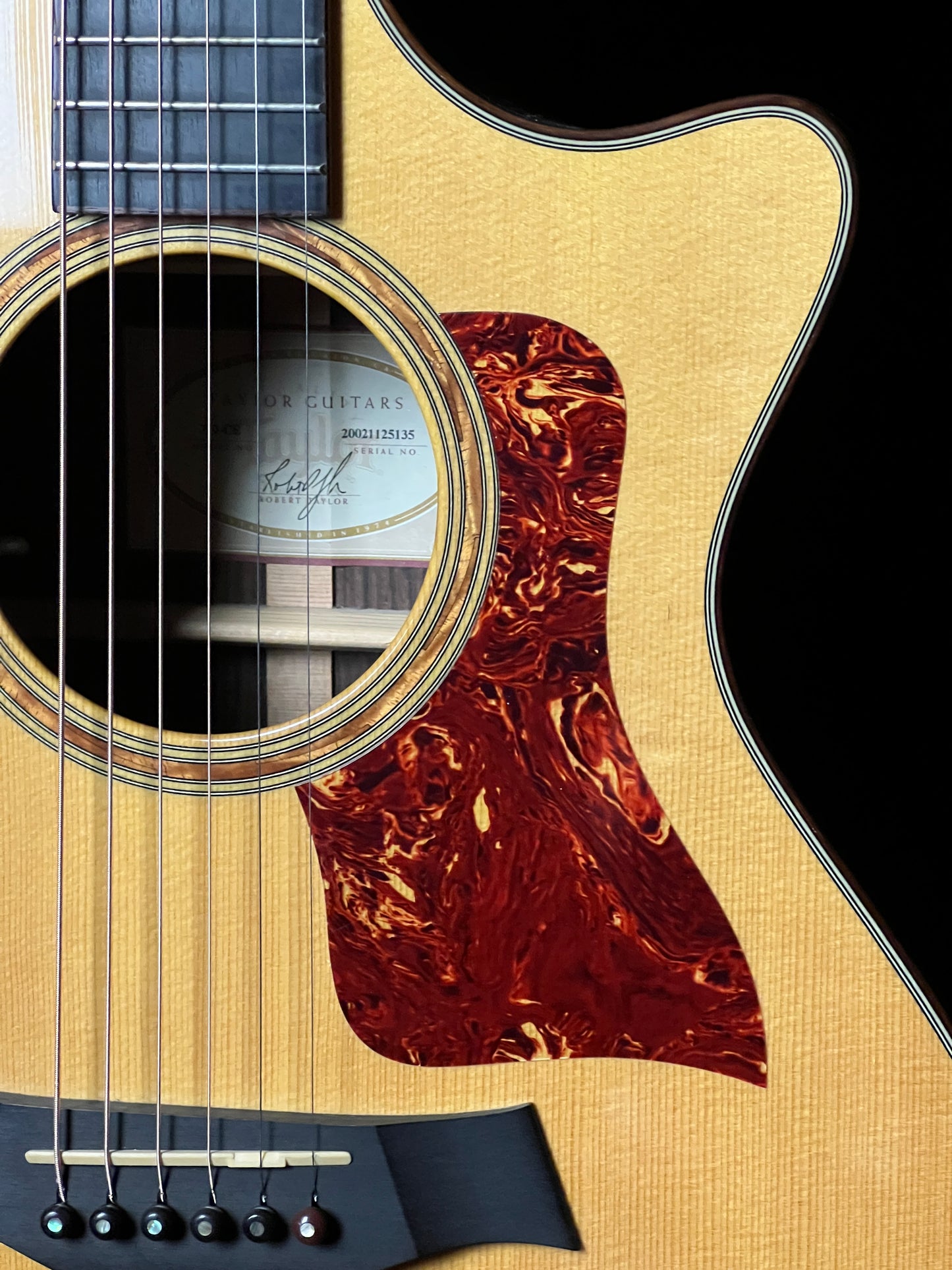 Taylor 712-CE Cutaway Acoustic Guitar Engelmann Spruce/Indian Rosewood - Used