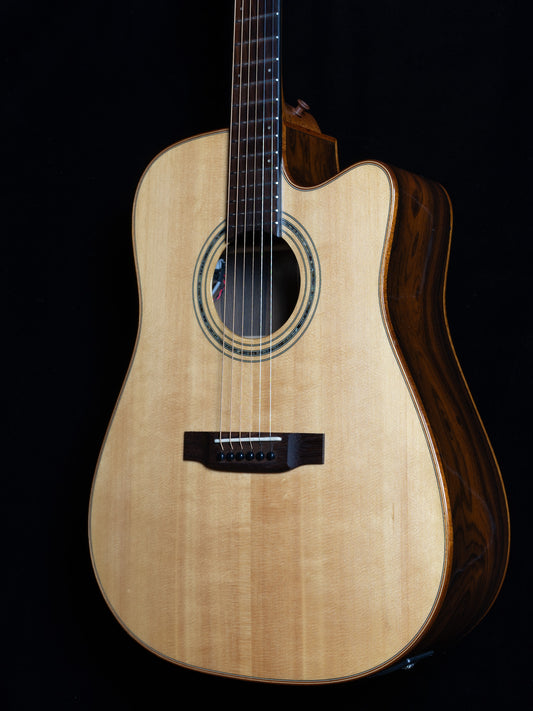 Teton Guitars STS160Z1CENT Dreadnought Solid Spruce and Ziricote Acoustic Guitar - Used