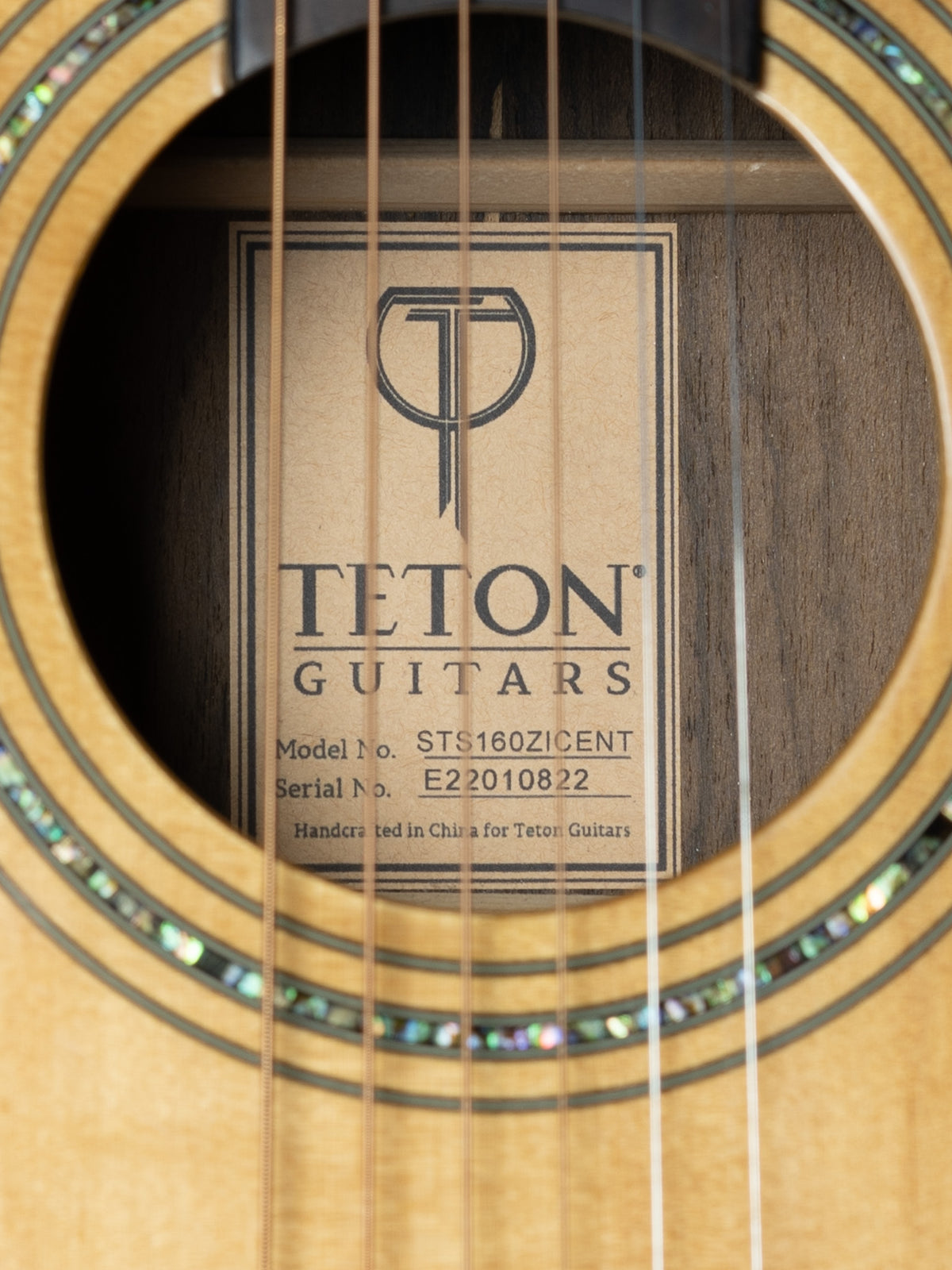 Teton Guitars STS160Z1CENT Dreadnought Solid Spruce and Ziricote Acoustic Guitar - Used