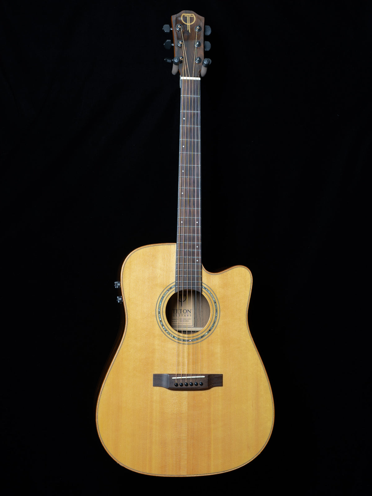 Teton Guitars STS160Z1CENT Dreadnought Solid Spruce and Ziricote Acoustic Guitar - Used
