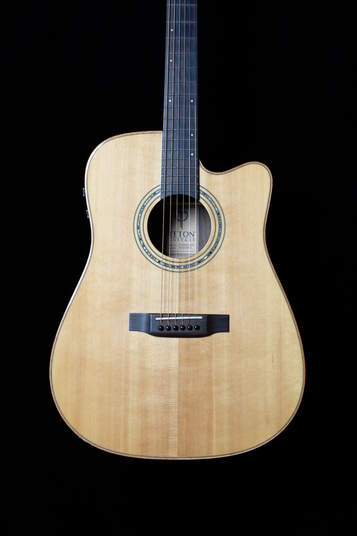 Teton Guitars STS160Z1CENT Dreadnought Solid Spruce and Ziricote Acoustic Guitar - Used
