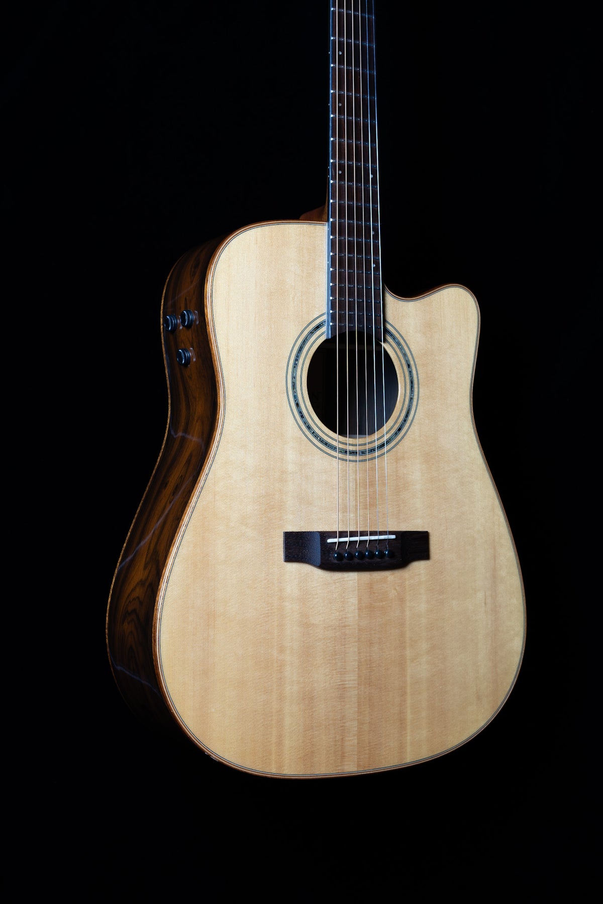 Teton Guitars STS160Z1CENT Dreadnought Solid Spruce and Ziricote Acoustic Guitar - Used