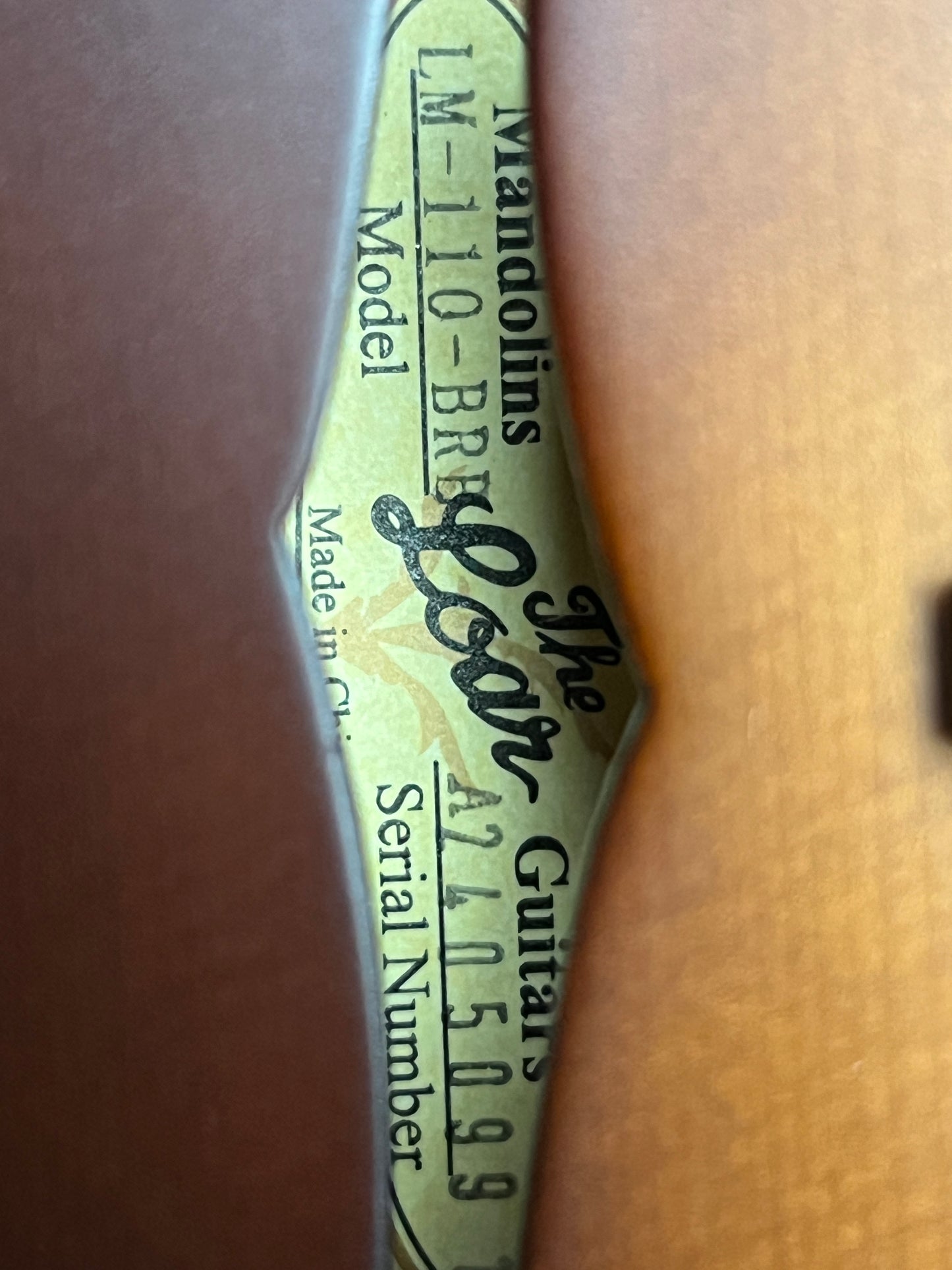 The Loar LM-110 Honey Creek A-Style Mandolin - New