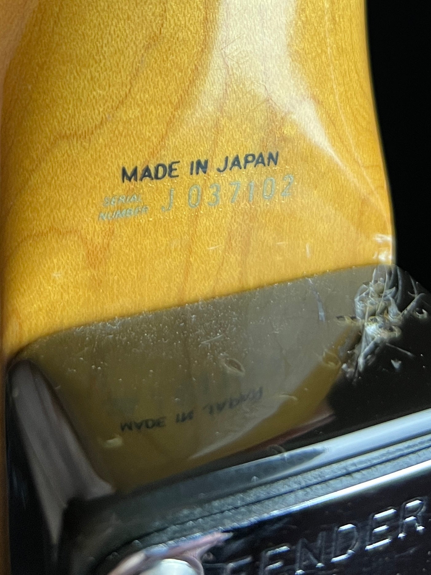 Vintage Fender Stratocaster Sunburst Electric Guitar - Used