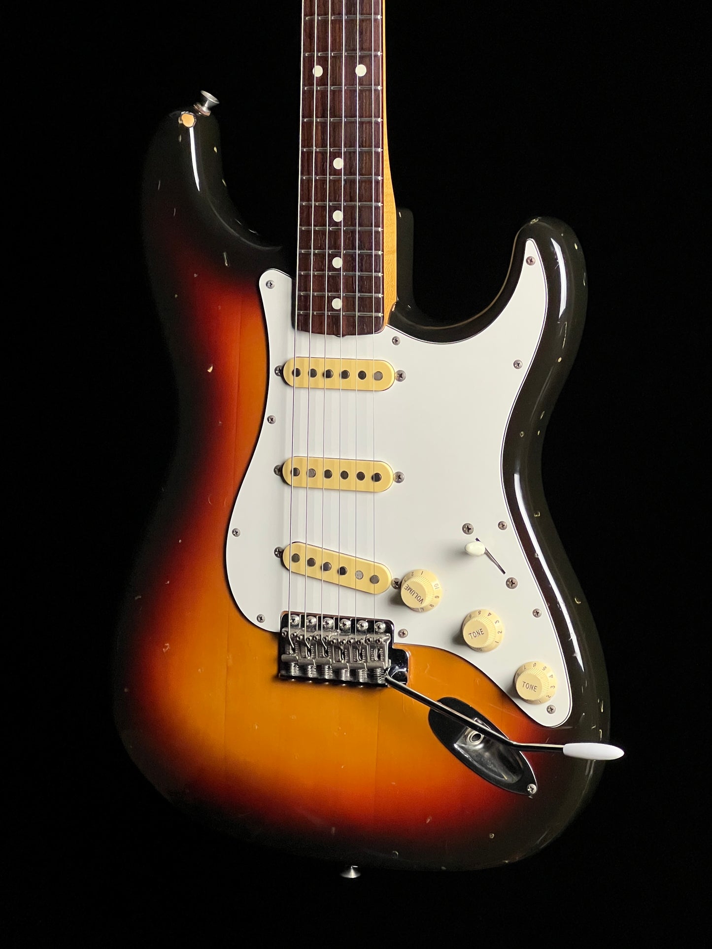 Vintage Fender Stratocaster Sunburst Electric Guitar - Used