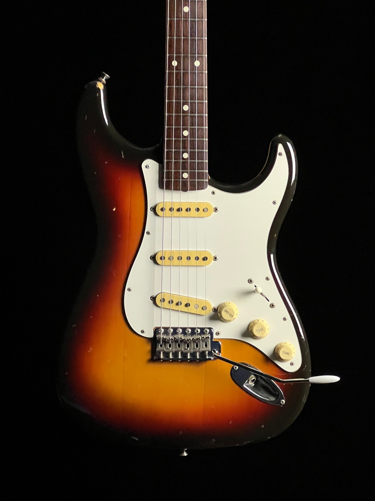 Vintage Fender Stratocaster Sunburst Electric Guitar - Used