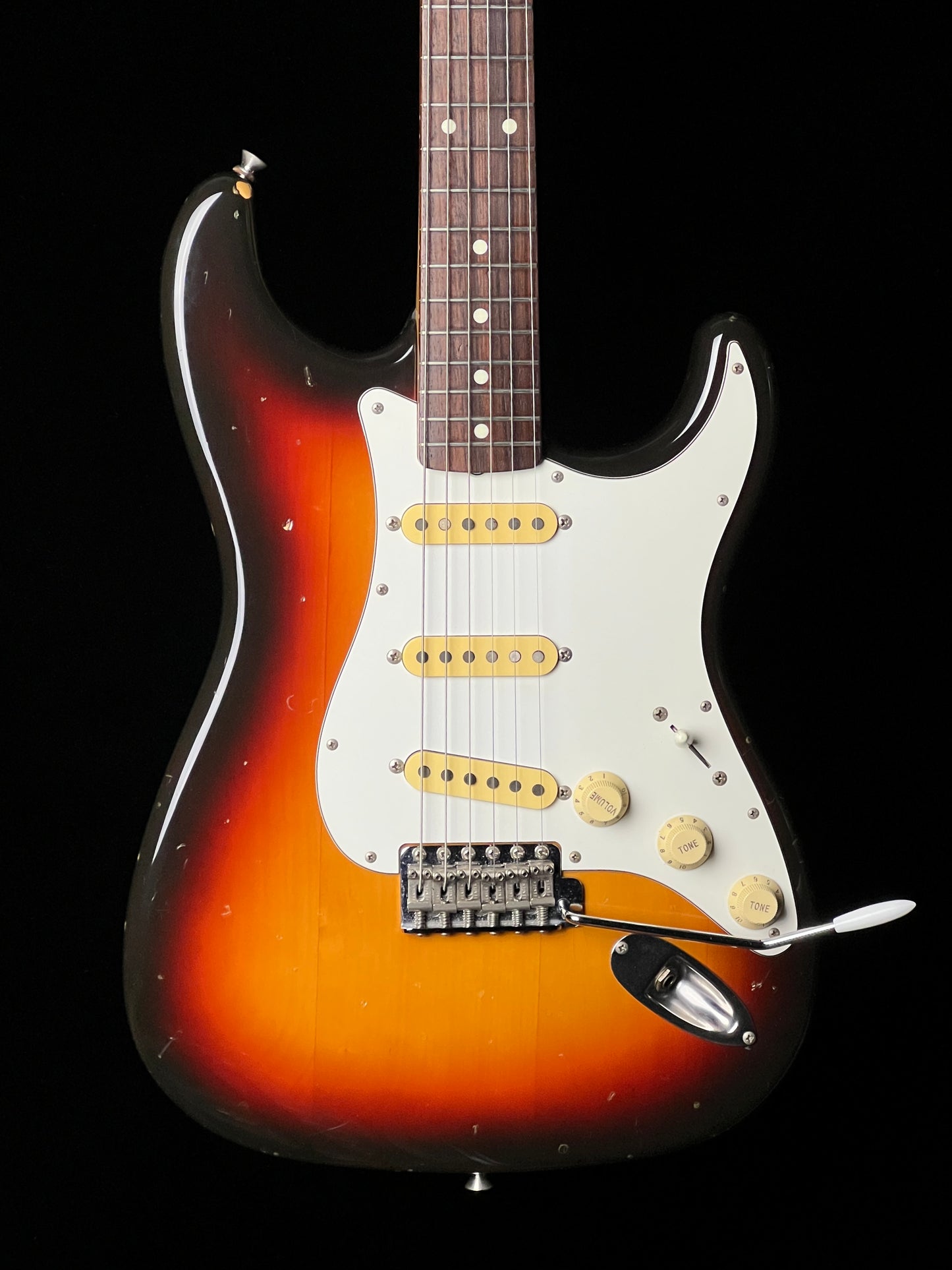 Vintage Fender Stratocaster Sunburst Electric Guitar - Used