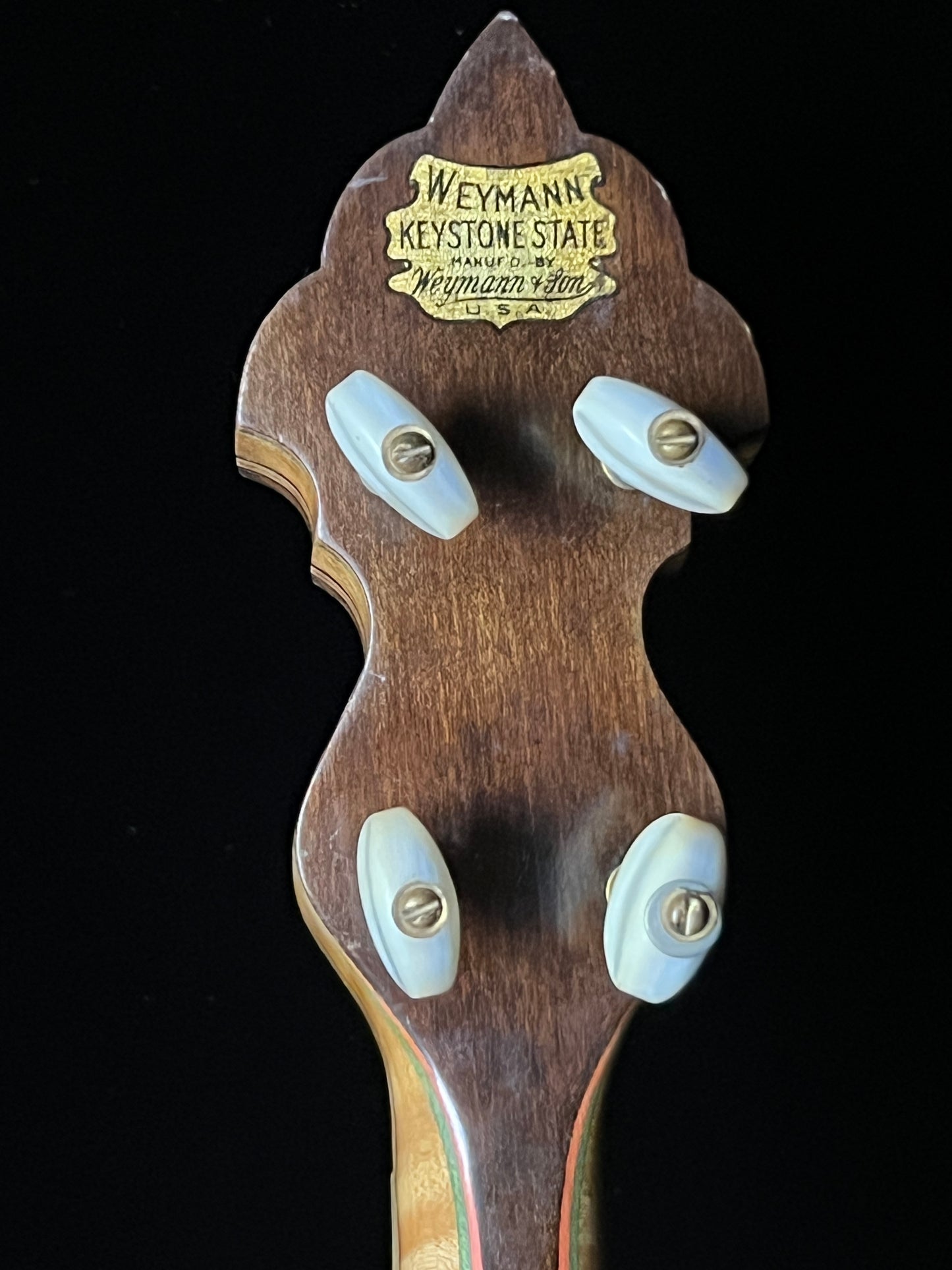 SOLD - Weymann Orchestra Banjo Stye No. Two 4-String Banjo with Resonator - Used