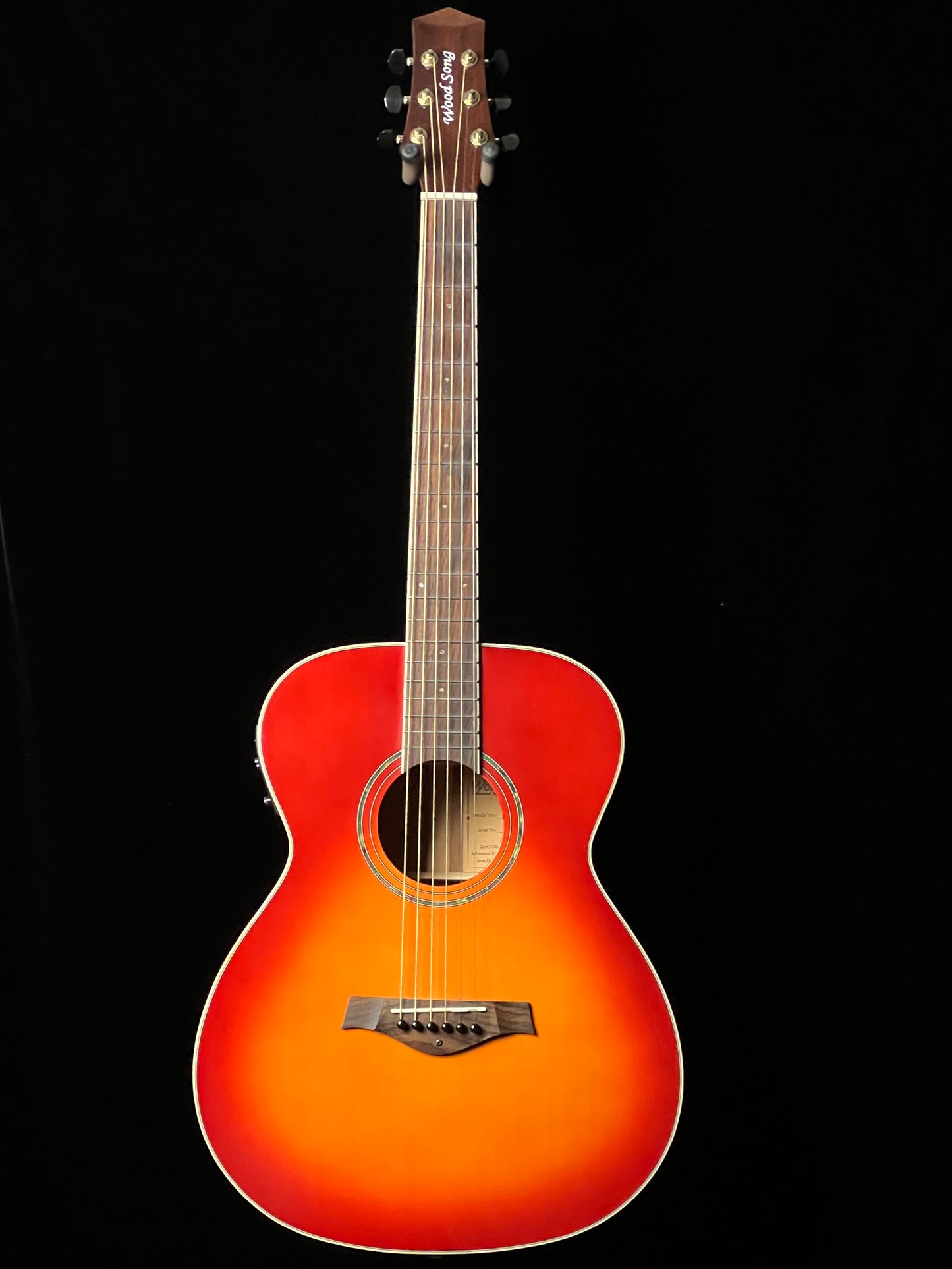 Wood Song OME-HS Orchestra Model Acoustic Electric Guitar Sunburst - Used