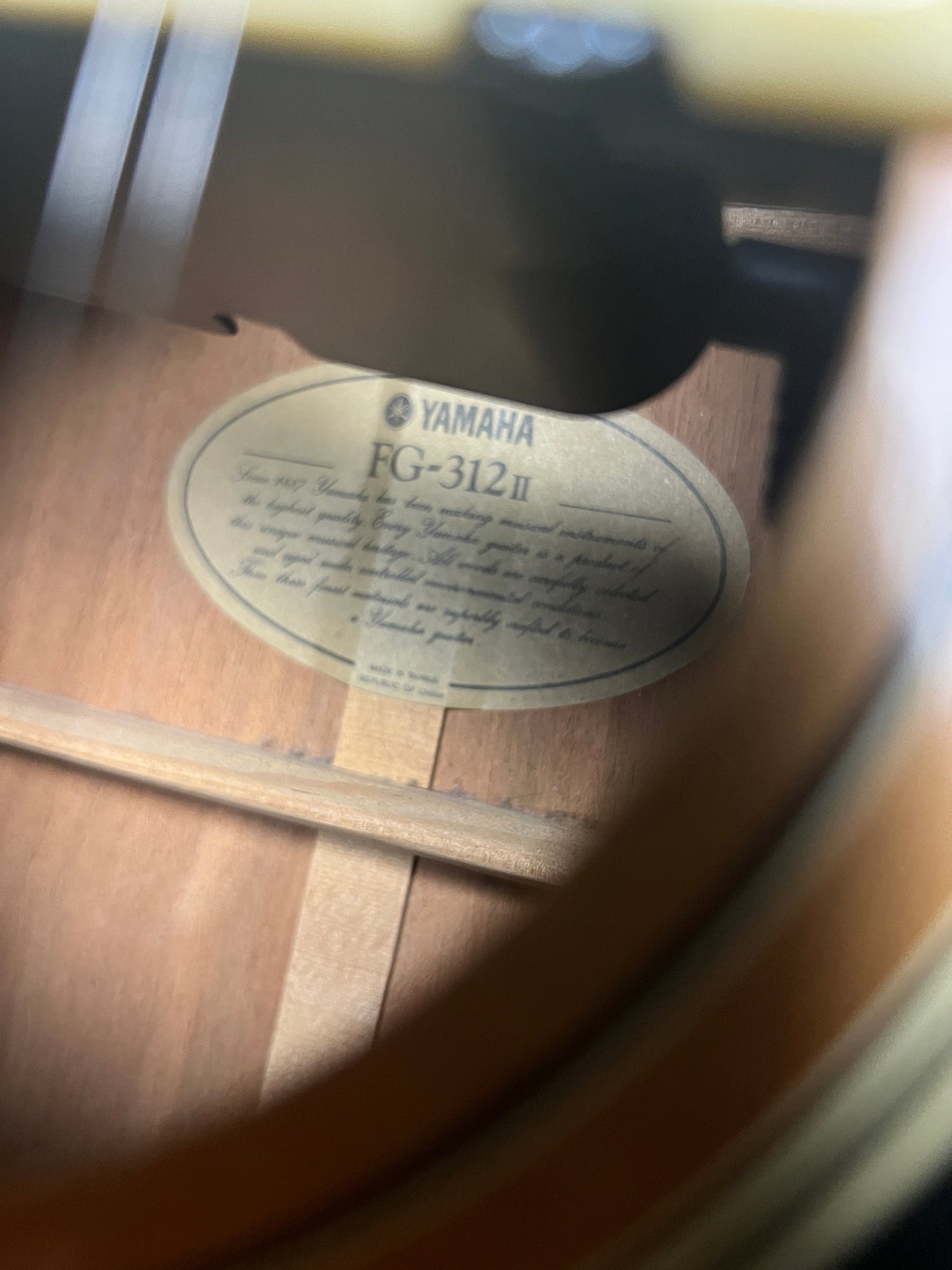 Yamaha FG-312II 12-String Jumbo Dreadnought Acoustic Guitar with LR Baggs Pickup - Consignment