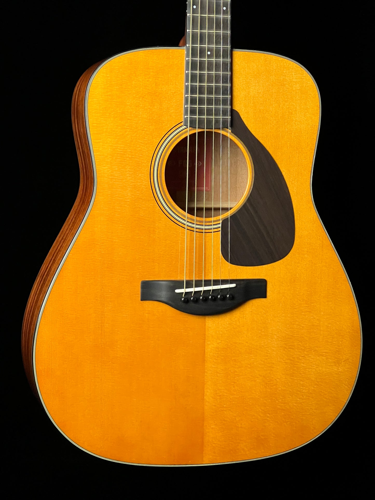 Yamaha FG5 Red Label Gloss Sitka Spruce / Mahogany Acoustic Guitar - New