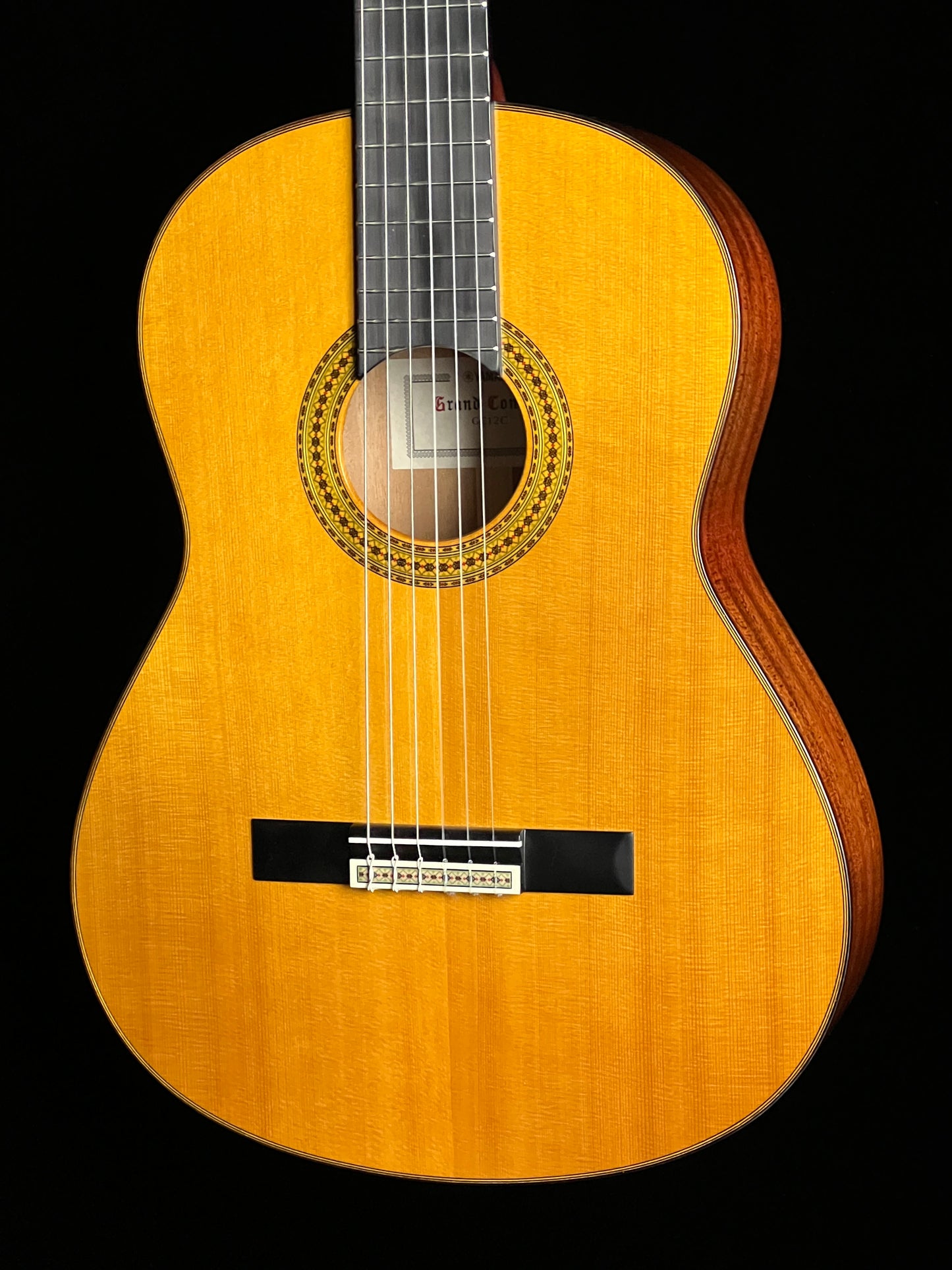Yamaha GC12C Classical Acoustic Guitar Solid Western Red Cedar/Solid Mahogany - New