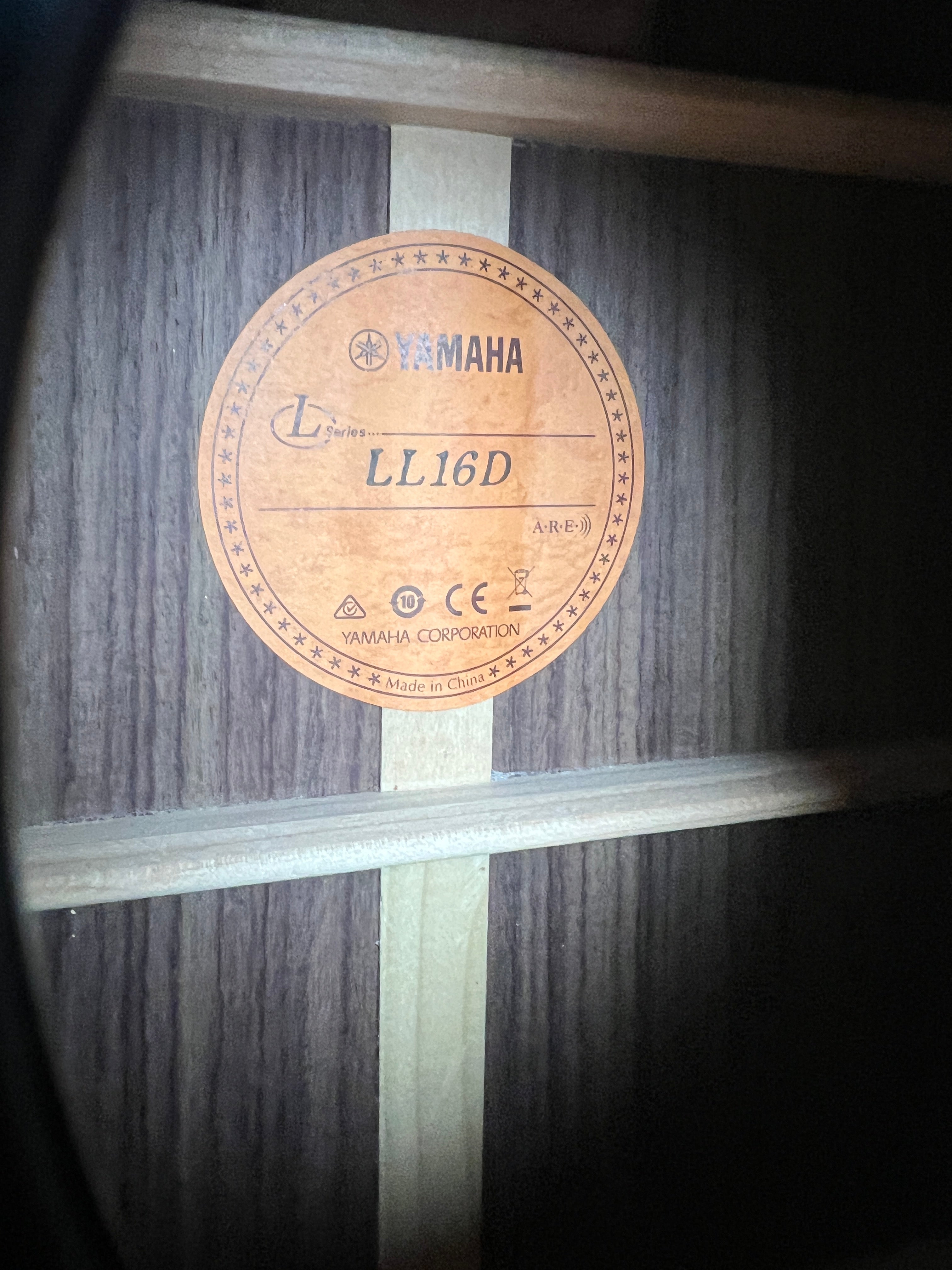 SOLD - Yamaha LL16D ARE Original Jumbo Acoustic with Pickup - New