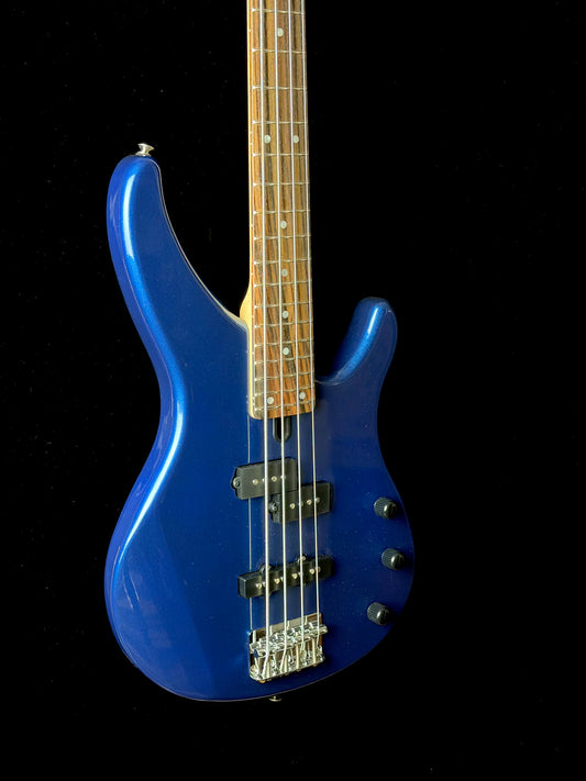 Yamaha TRBX174 4-String Blue Electric Bass Guitar - New