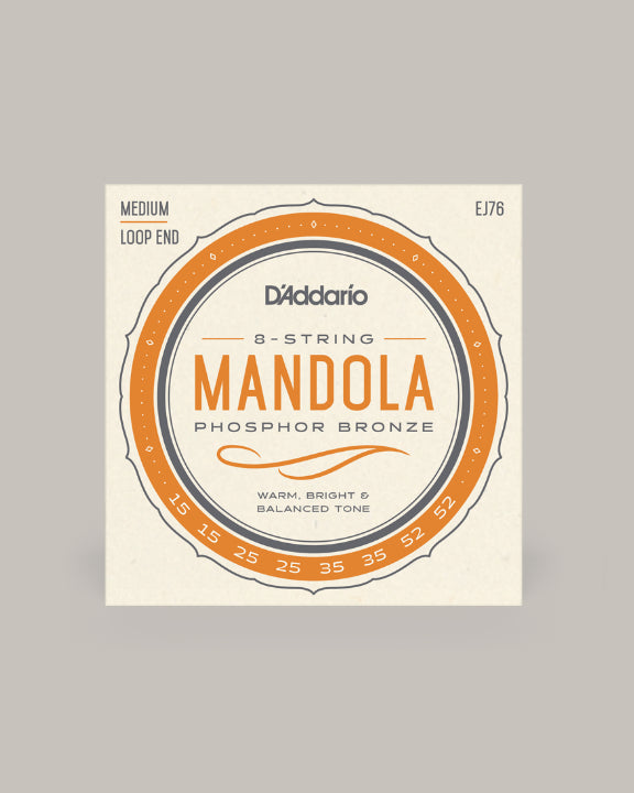 D'Addario Mandola 8-String Phosphor Bronze Medium - EJ76