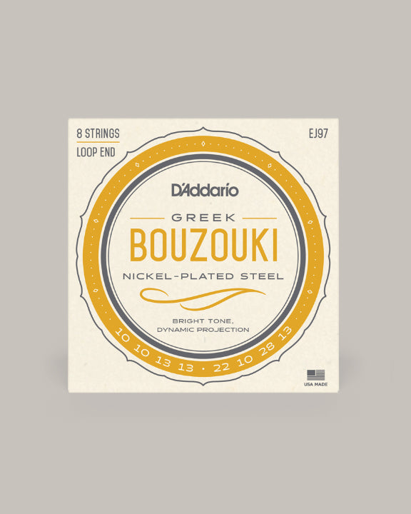 D'Addario Greek Bouzouki Nickel-Plated Steel - EJ97