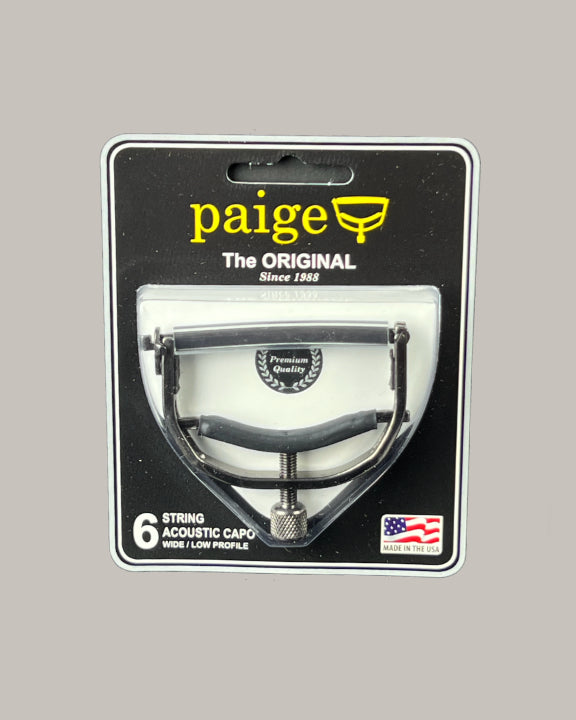 Paige Original Capo - 6 String Acoustic - Wide/Low Profile