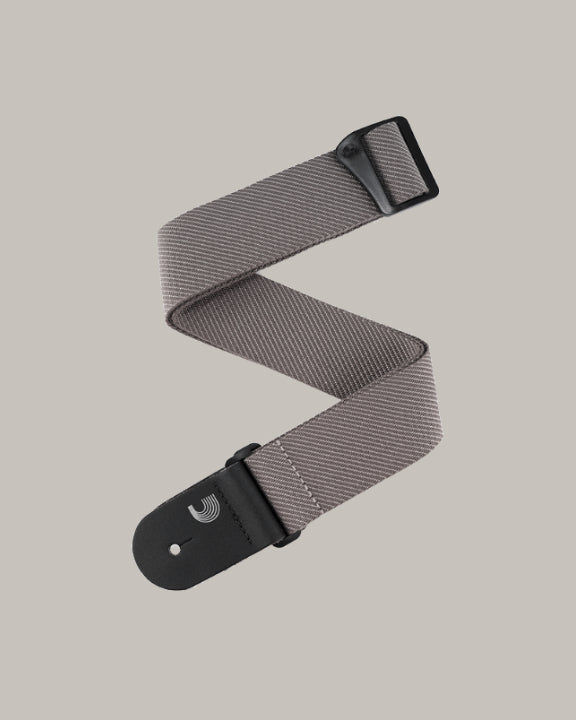D'Addario Classic Tweed Guitar Strap - Grey