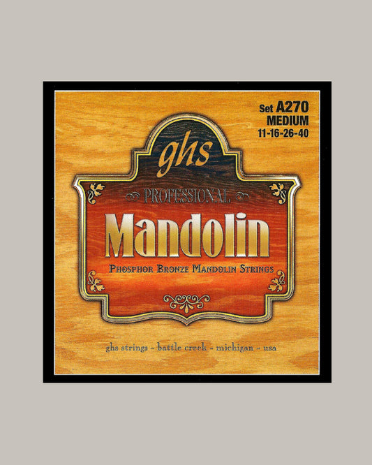 GHS Professional Mandolin Phosphor Bronze A270 Medium