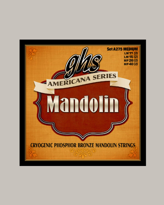 GHS Americana Series Mandolin Phosphor Bronze A275 Medium