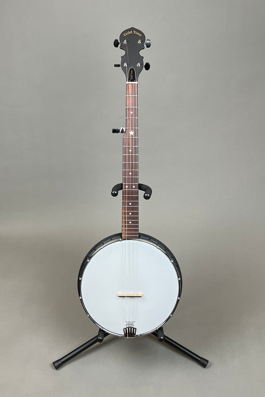 SOLD - Gold Tone Composite 5-String Openback Travel Banjo