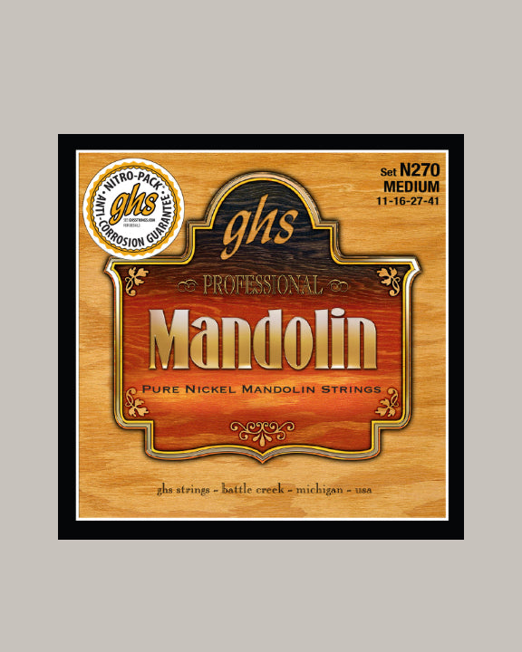 GHS Professional Mandolin Pure Nickel N270 Medium