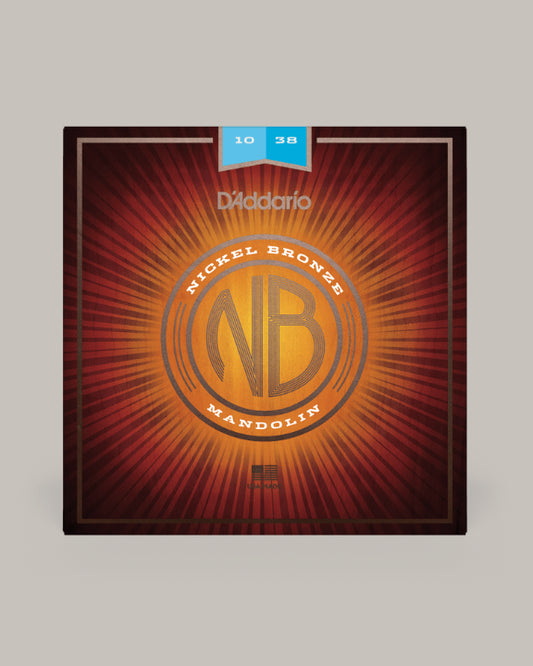 D'Addario Mandolin Nickel Bronze Light 10-38 NBM1038