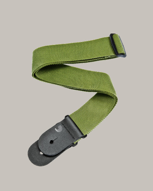 D'Addario Polypro Guitar Strap Green