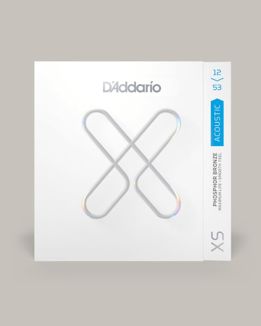 D'Addario XS Acoustic Guitar Phosphor Bronze Light 12-53 XSAPB1253