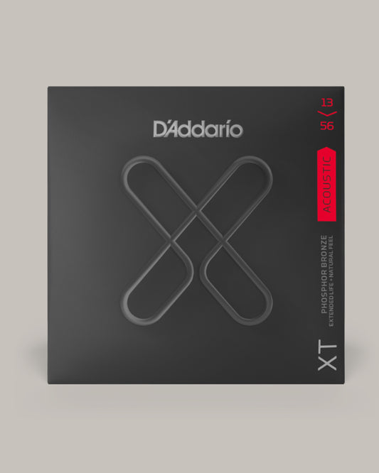 D'Addario XT Acoustic Guitar Phosphor Bronze Medium 13-56 XTAPB1356