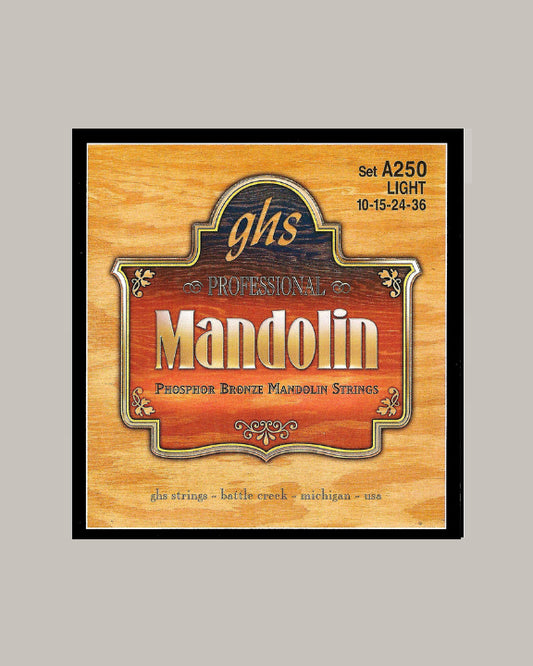 GHS Professional Mandolin Phosphor Bronze A250 Light
