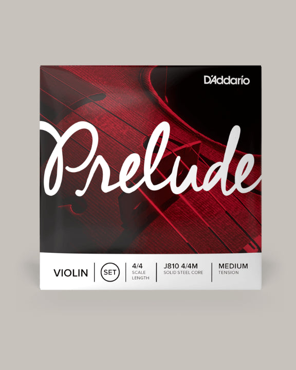 D'Addario Violin Prelude Medium J810 4/4M