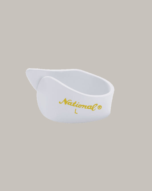 National Thumb Picks - White Celluloid, Large - One Pick