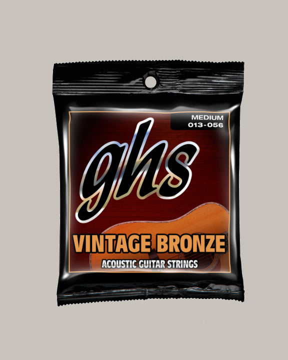 GHS Vintage Bronze Acoustic Guitar Strings Medium 013-056 VN-M