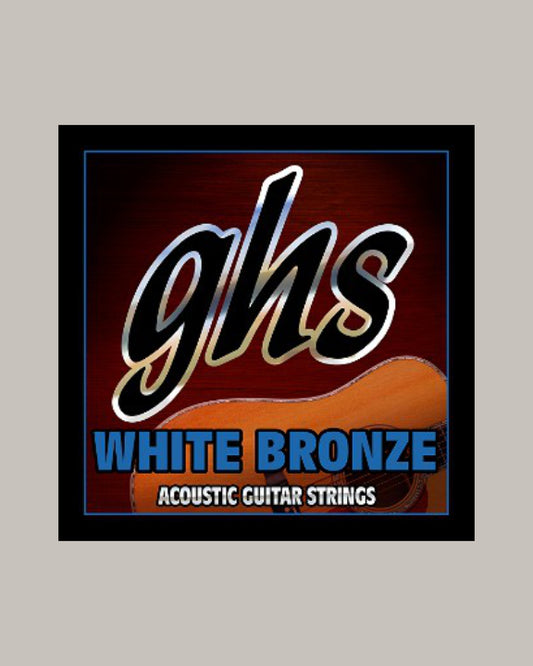 GHS White Bronze Acoustic Guitar Six String Medium WB-M 013-056